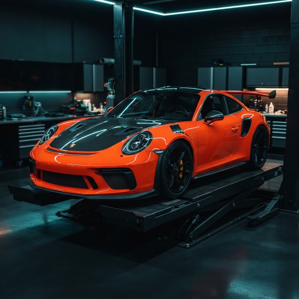 Porsche GT3 matrix lighting