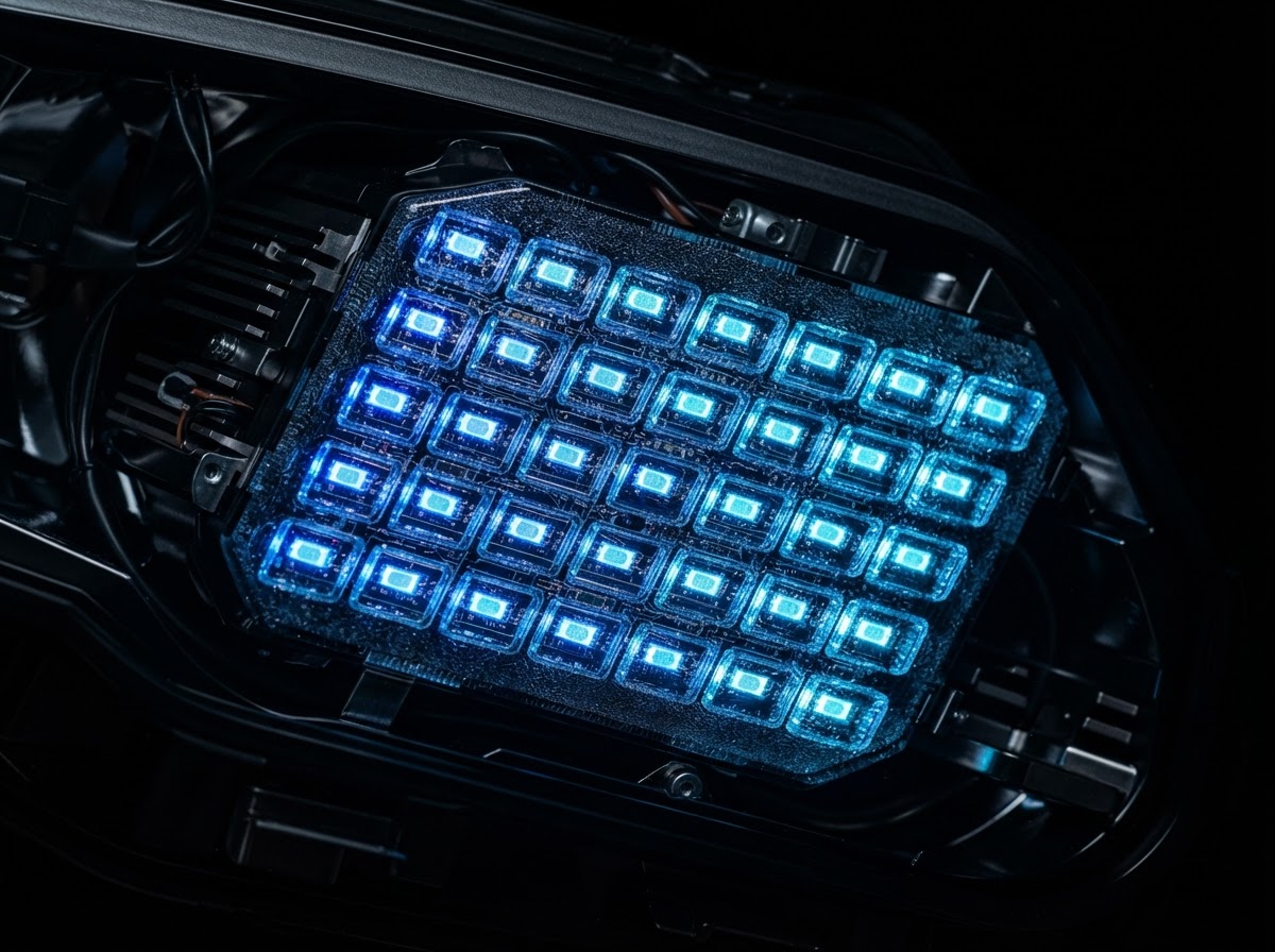 Automotive matrix LED headlight